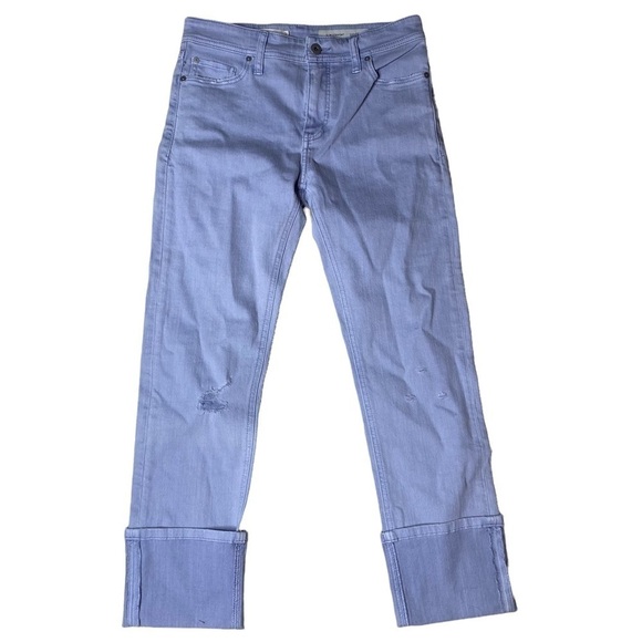 NWT Pilcro and The Letterpress Slim Straight Ankle Jeans. Size 26 Anthropologie - Picture 3 of 12
